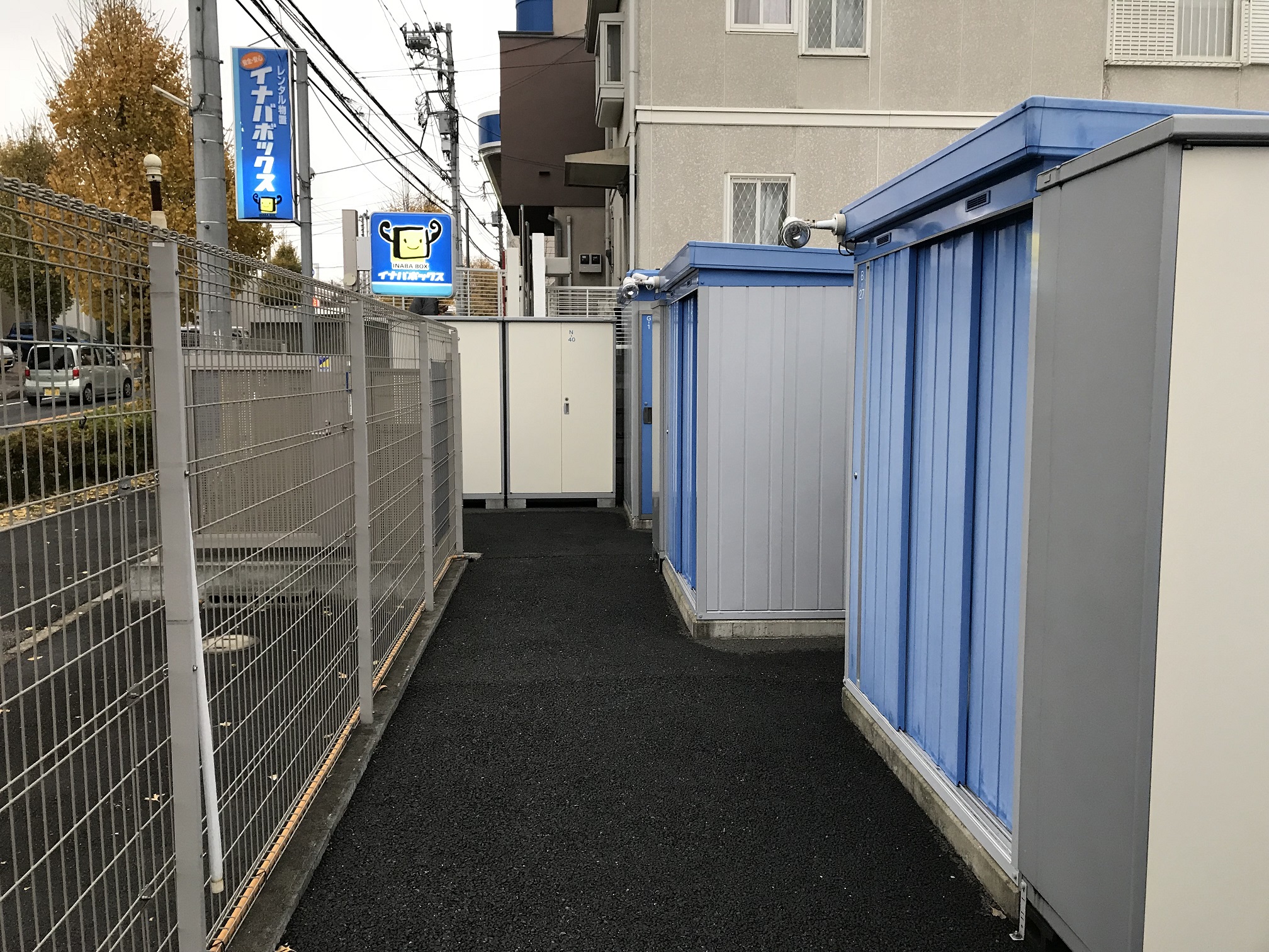 松戸八柱店 イナバボックス松戸八柱店の敷地内です